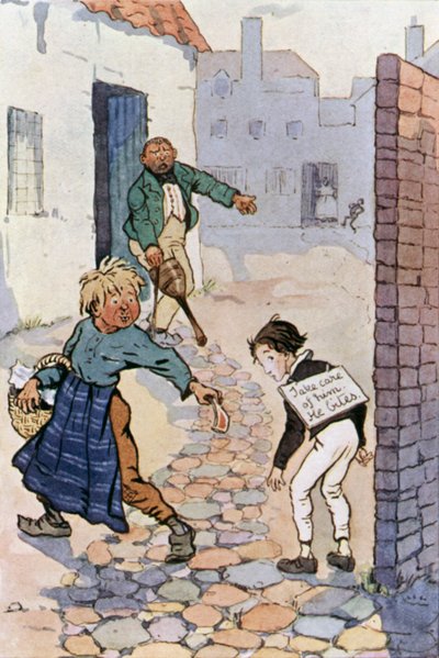Illustration for David Copperfield by F. M. B. Blaikie