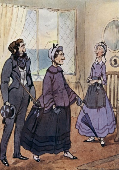 Illustration for David Copperfield by F. M. B. Blaikie