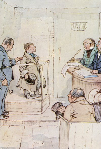 Illustration for Oliver Twist by F. M. B. Blaikie