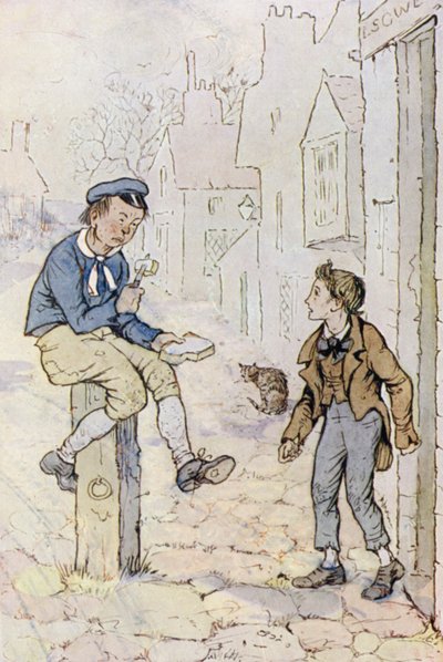 Illustration for Oliver Twist by F. M. B. Blaikie
