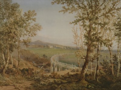 A View of the Same Railway Viaduct Seen from Above, c.1849 by F. S. Cook