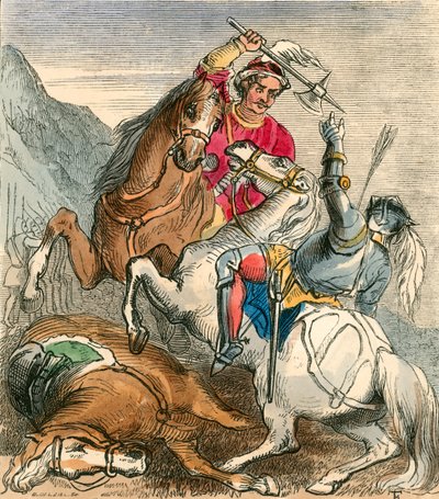 Death of Earl Douglas by F. Tayler