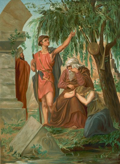 Jews Captive in Babylon by F. Xumetra