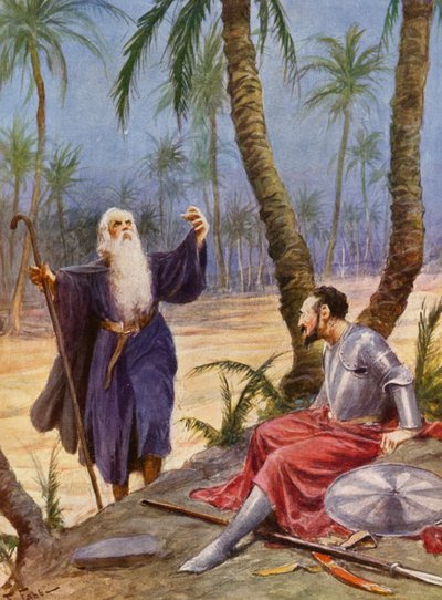 La Gerusalemme Liberata by Torquato Tasso: Canto X, Stanza 9 by Fabio Fabbi