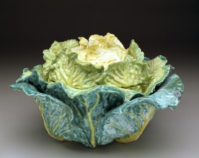 "Cabbage" tureen and cover by Factory Sceaux