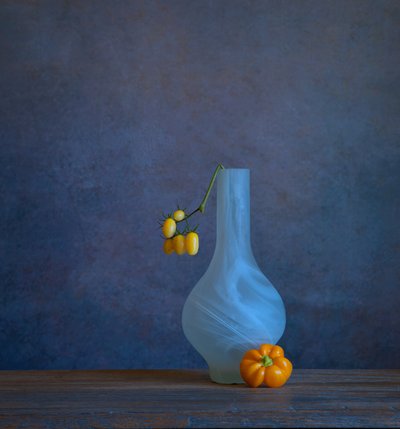 Yellow Tomatoes Still Life by Fangping Zhou