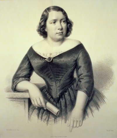 Maria Alboni - portrait of the Italian contralto, 6 March 1823 - 23 June 1894 by Feckert Feckert