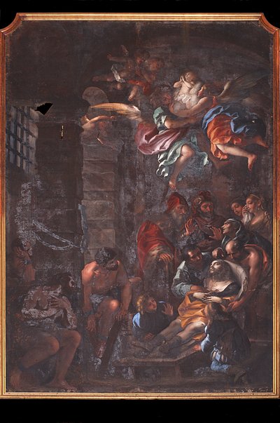 The Death of St. Roch in a Prison Cell in Arona by Federico Bianchi