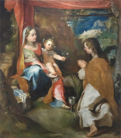 Madonna with Child and Saint John the Evangelist, c.1565 by Federico Fiori Barocci or Baroccio
