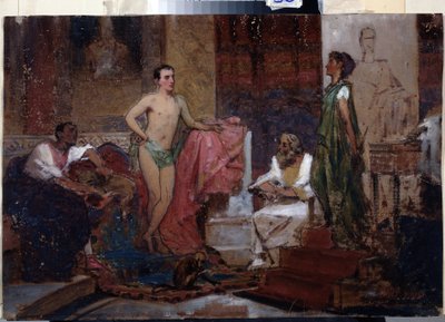 Emperor Augustus at the Family Circle by Fedor Andreevich Bronnikov