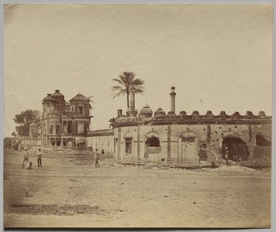 The Secundra Bagh, Showing the Breach and Gateway by Felice A. Beato