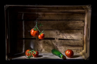 Rustic Harvest Crate by Felice Angelino