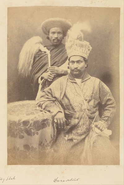 Doresetoter, Son of Umjud Ally Shah, and His Servant by Felice Beato