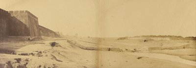 Position Taken Up by the English and French with the Enclosure at the Temple of the Earth Preparing by Felice Beato