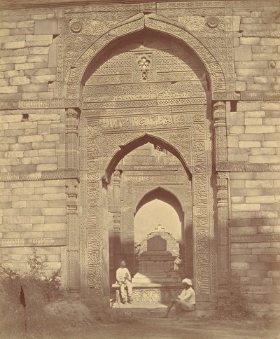 Tomb in Kutub by Felice Beato