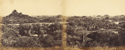 View of the Imperial Winter Palace, Pekin, Showing the Artificial Hill, October 29, 1860 by Felice Beato
