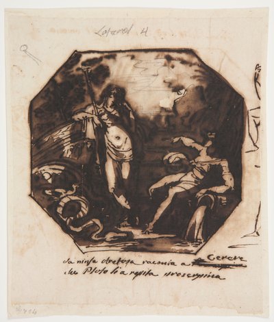 Ceres is Told of the Rape of Proserpina by Felice Giani