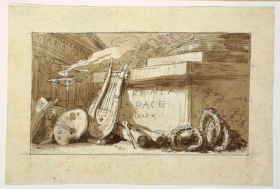Monument for an Accademia della Pace, 1810-20 by Felice Giani