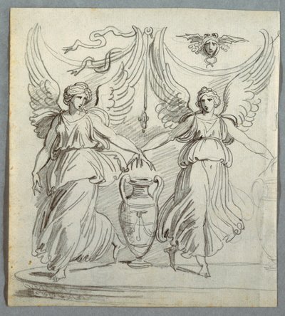 Frieze with Bacchantes by Felice Giani