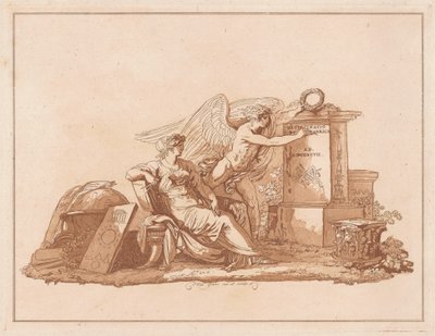 Personification of Architecture with the Genius of the Fine Arts by Felice Giani