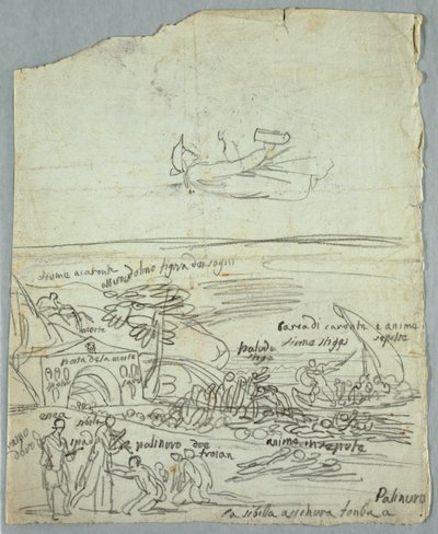 Sketches for a Classical Scene by Felice Giani