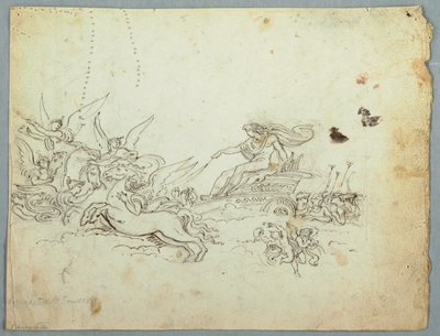 Sun God Being Dragged Into Sky and Preceded By Aurora by Felice Giani