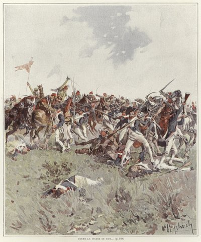 A Battle of the French Revolutionary War by Felicien baron de Myrbach Rheinfeld