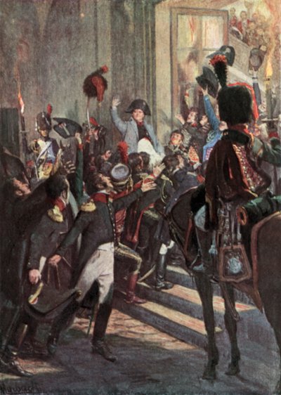 The Return from Elba by Felicien baron de Myrbach Rheinfeld