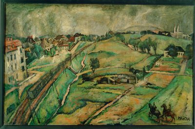 Landscape in Unter-St by Felix Albrecht Harta