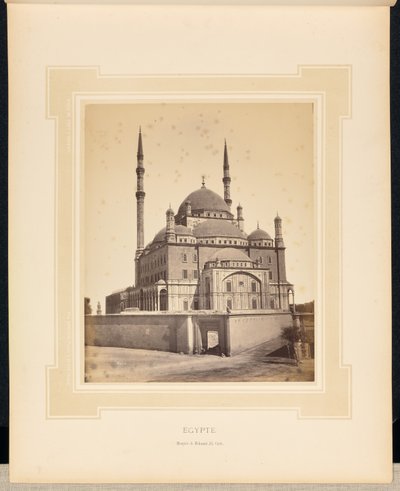 Egypt: Mosque of Muhammad Ali, Cairo by Félix Bonfils