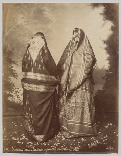 Syrian Muslim Women in Beirut, City Costume by Félix Bonfils