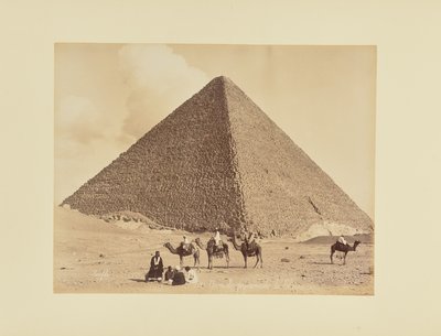 Great Pyramid of Cheops by Félix Bonfils