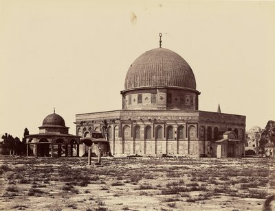 Mosque of Omar and Tribunal of David [Jerusalem] by Félix Bonfils