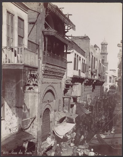 Rue du Caire by Félix Bonfils