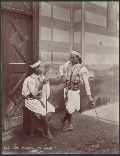 Six Runners in Cairo by Félix Bonfils