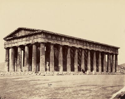 Temple of Theseus - Athens. [Hephaistion] by Félix Bonfils