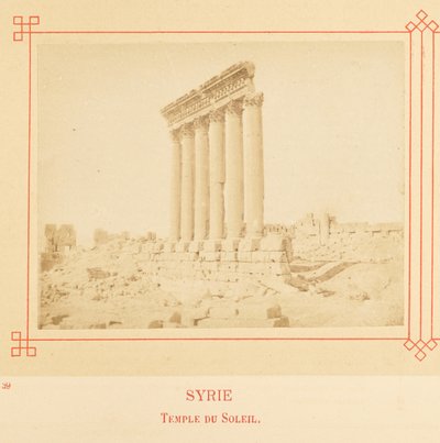 Temple of the Sun by Félix Bonfils
