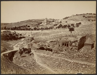 Valley of Josaphat by Félix Bonfils