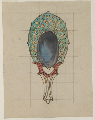 Design for a Hand Mirror by Felix Bracquemond