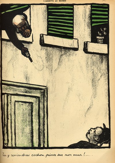 A Bourgeois Fires from His Window on a Passerby (from 