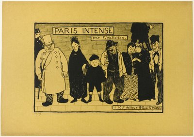 Frontispiece to Paris Intense by Felix Edouard Vallotton