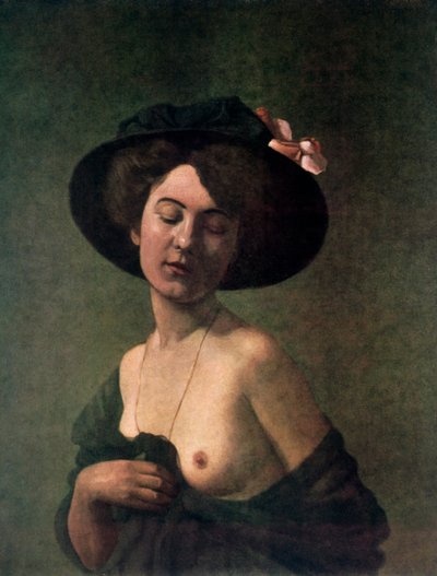 Lady in a Hat, 1908 by Felix Edouard Vallotton