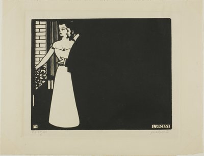 Money, plate five from Intimacies by Felix Edouard Vallotton