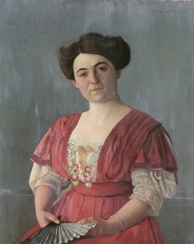 Portrait of Mme Haasen, 1908 by Felix Edouard Vallotton