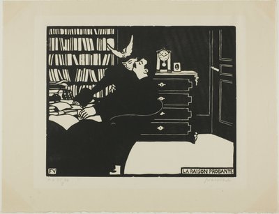 The Cogent Reason, plate four from Intimacies by Felix Edouard Vallotton
