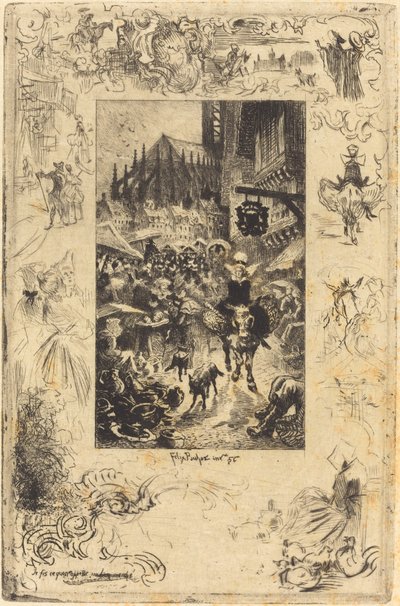 I Made What I Would Call a Good Bargain by Felix Hilaire Buhot