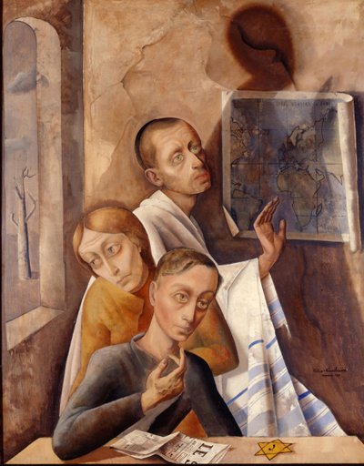 Self-Portrait in Hiding by Felix Nussbaum