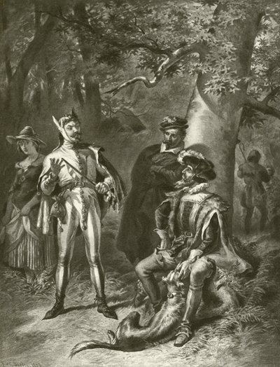 As You Like It. Act V-Scene IV by Felix Octavius Carr Darley