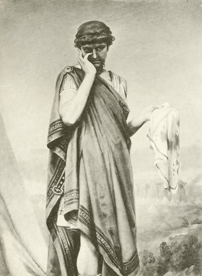 Cymbeline. Act V-Scene I (engraving) by Felix Octavius Carr Darley