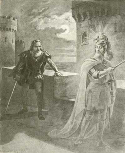 Hamlet. Act I, Scene V by Felix Octavius Carr Darley